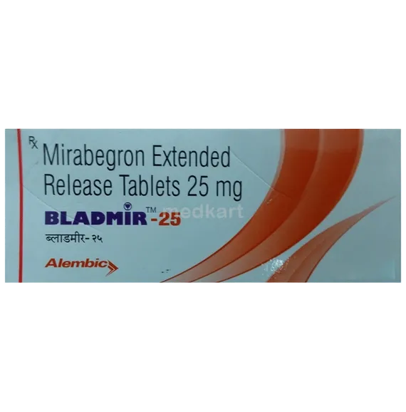 bladmir 25mg tablet 10's